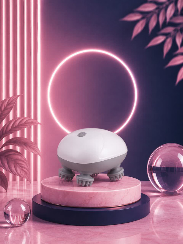 ماساژور هوشمند پوست و مو سر اورجینال شارژی مدل 1451 Smart Scalp Massager